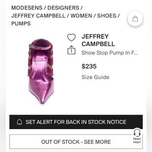Jeffery Campbell amazing unique, purple heels
